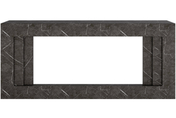 Каминокомплект Line 42 SFT Stone Touch (Разборный) - Серый мрамор с очагом Vision 42 LOG LED