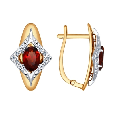 Серьги Au 585 (724594)