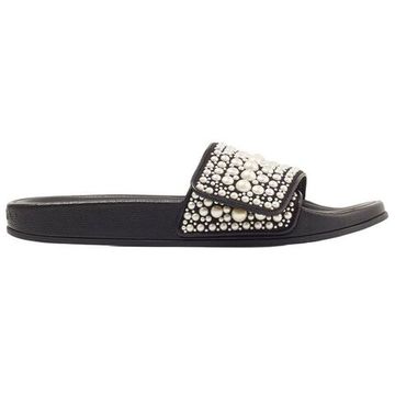 Jimmy Choo Flat Slip-On Sandal 'Black'