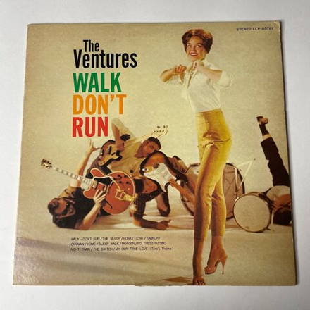 Винтажная виниловая пластинка LP The Ventures Walk Don't Run (Japan 1973) (No Obi) The Switch