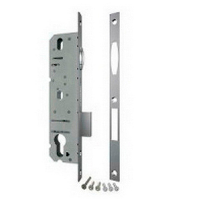 Замок FUARO 5116-35 CP хром врезной узкопроф. с роликом w/b (корпус)