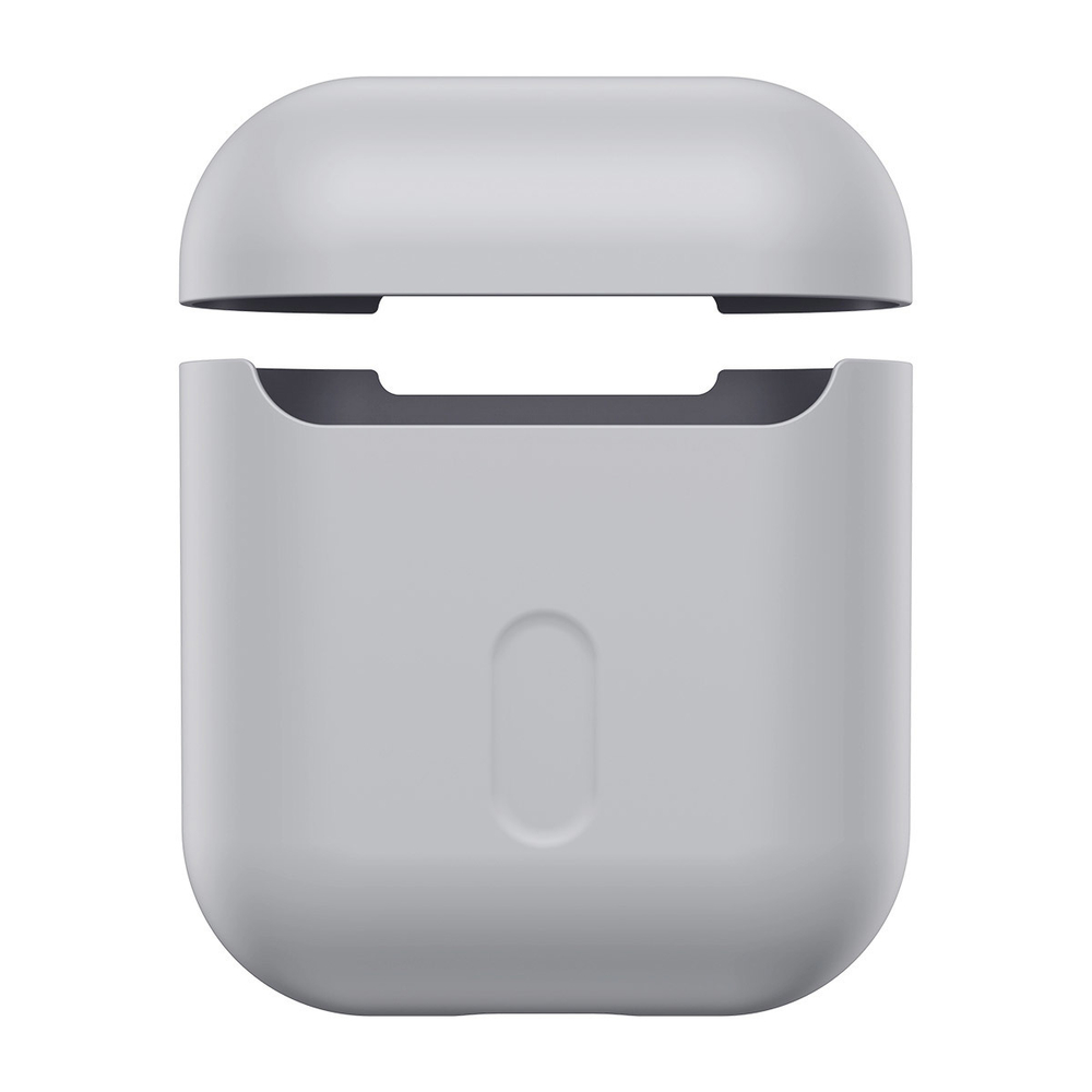 Чехол для Apple AirPods 1/2 Baseus Ultrathin Series Silica Gel Protector - Grey