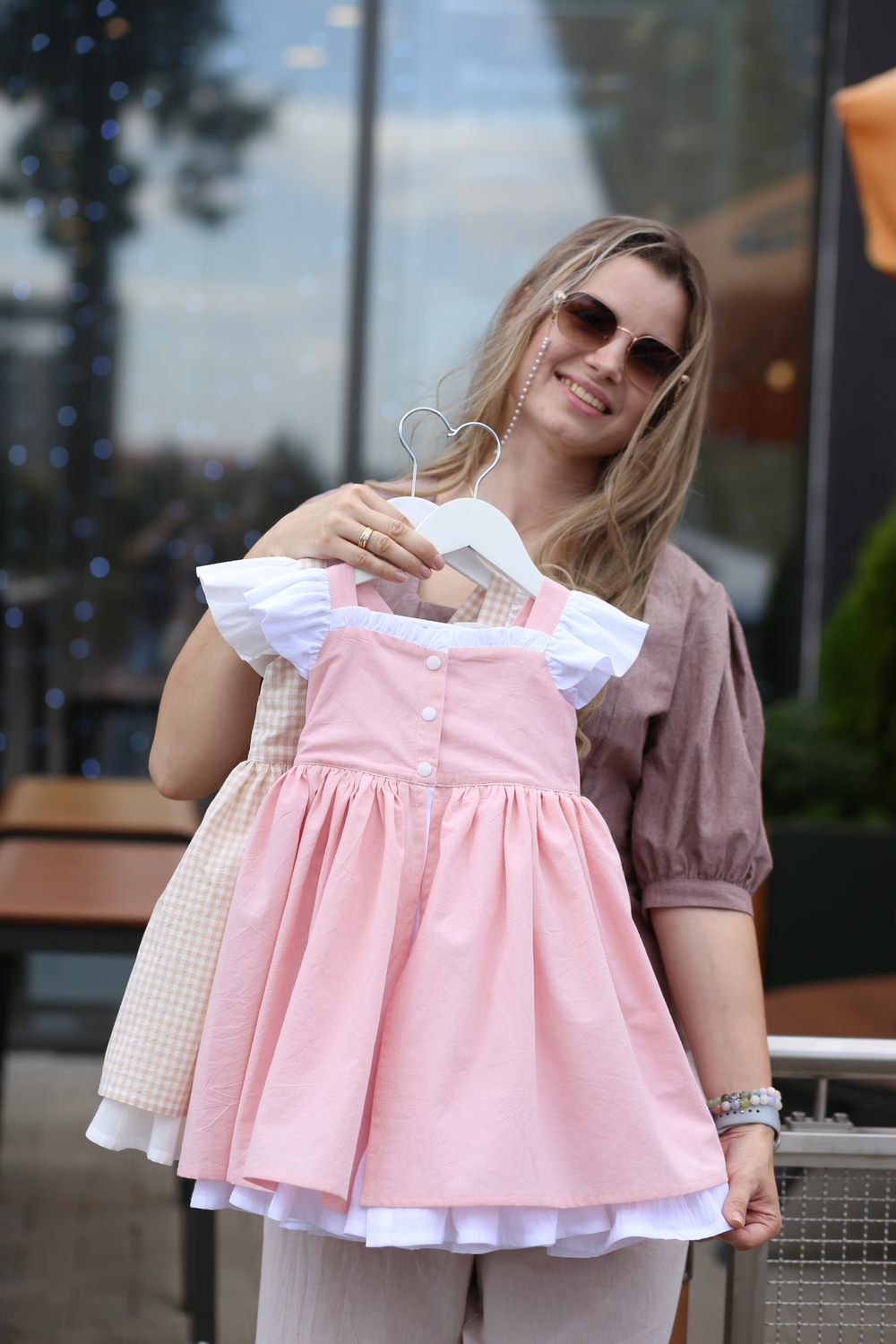 Сарафан из батиста с подьюбником