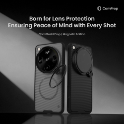 Чехол тонированный с MagSafe на OPPO Find X9 Ultra, серия CamShield Prop Magnetic Case (версия с прозрачной крышкой объектива) от Nillkin