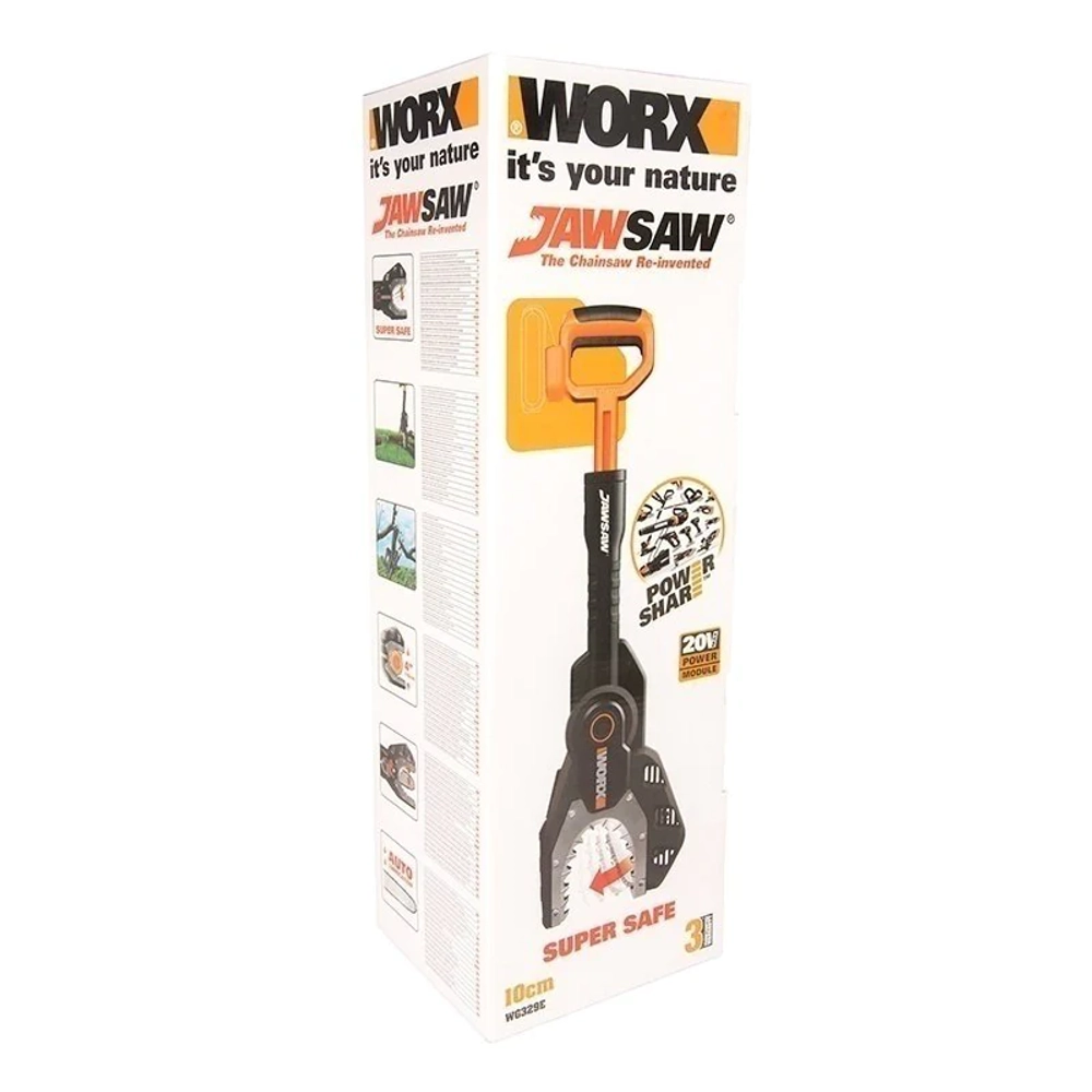 WORX WG329E.5 аккумуляторная цепная пила (1 x 2 Ач, ЗУ)