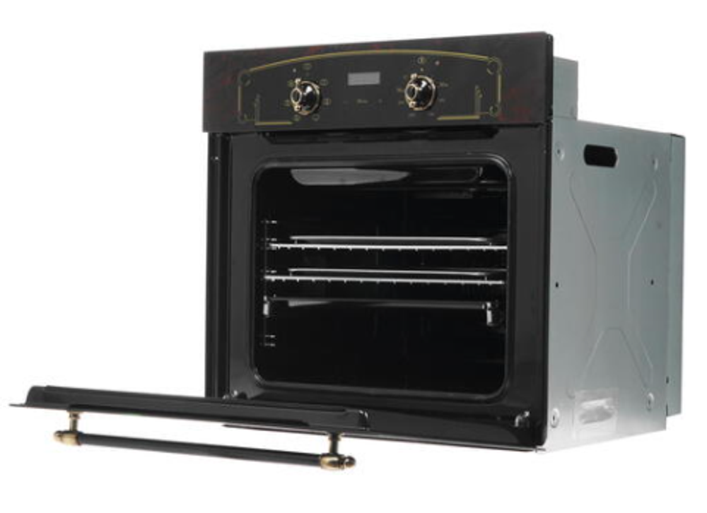 Электрический духовой шкаф GEFEST ДА 622-02 К55 (рубин.стек.фасад с рис.таймер сен.гриль)