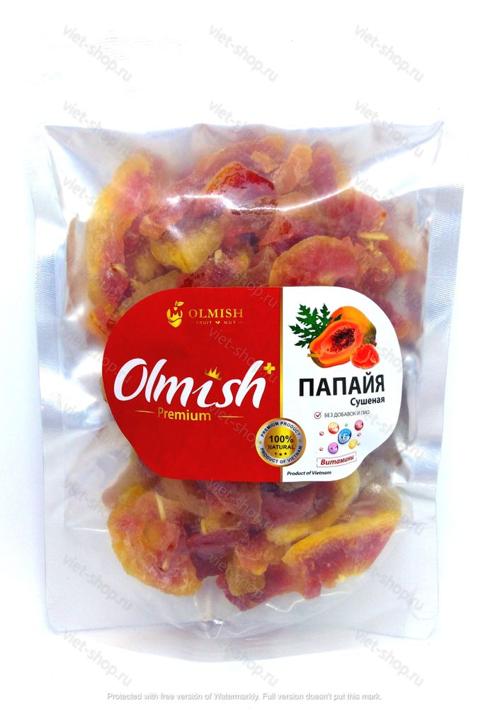 Папайя сушеная Olmish, Вьетнам, 500 гр.