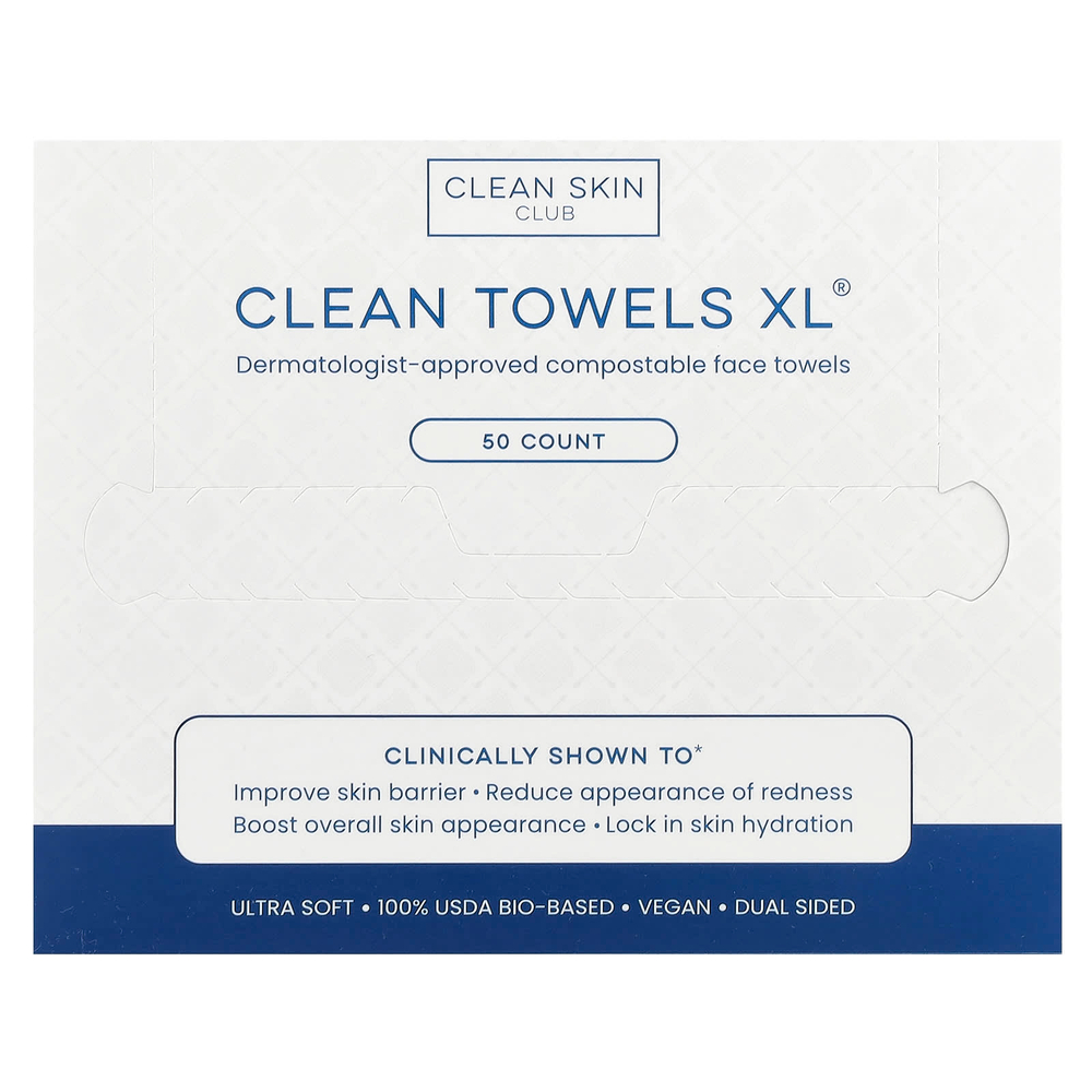 Clean Skin Club, чистые полотенца XL®, 50 шт.