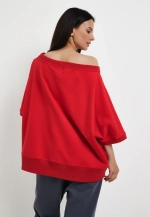 Футболка Летучая мышь красный