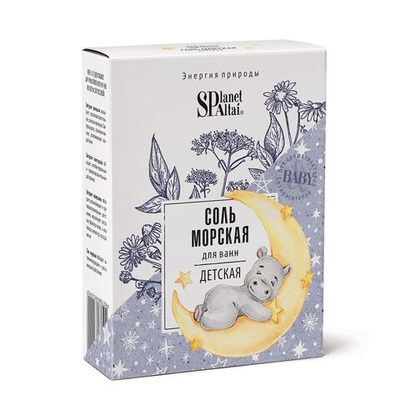 Соль морская Planet SPA Altai «Детская» для ванн 200 г
