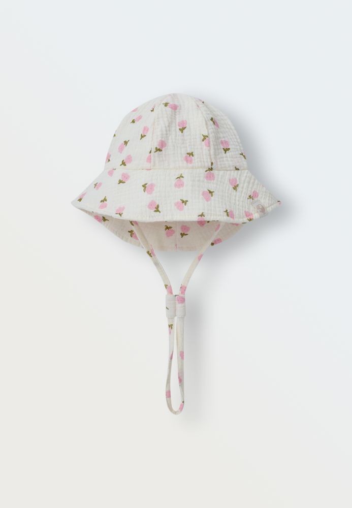 Панама из муслина (цветочки)