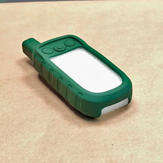 Чехол силиконовый для Garmin Alpha 100 защитный противоскользящий бампер (Болотный)