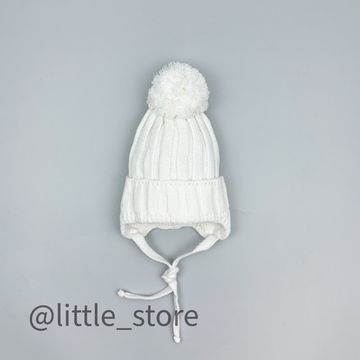 Шапка демисезонная, Молочная