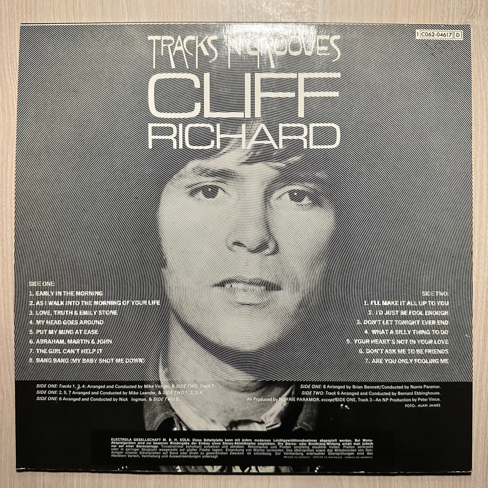 Cliff Richard - Tracks 'N Grooves (Германия 1970г.)