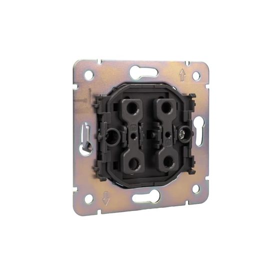 Выключатель ROUND 1 кл 10А с/у перламутр KRANZ