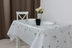 Клеенка Lola 137см белый, ПВХ