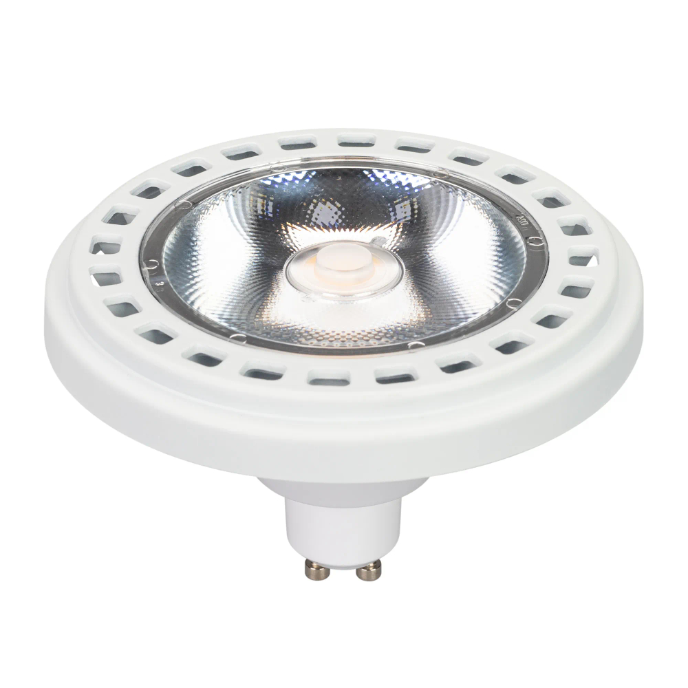 Лампа AR111-UNIT-GU10-15W-DIM Day4000 (WH, 24 deg, 230V) (Arlight, Металл) 025628