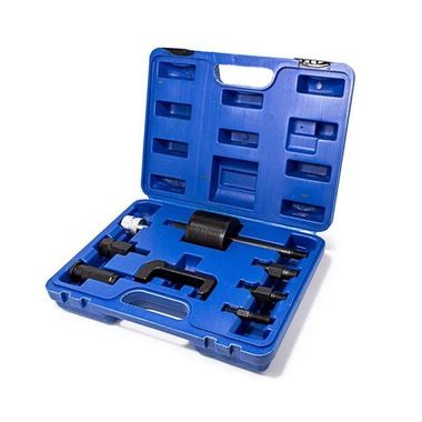 Съемник дизельных форсунок 9пр. (обратный молоток), в кейсе Forsage F-909G5