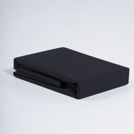 Простыня на резинке  Black Style,  160x200х30 , ранфорс  DOMTEKC