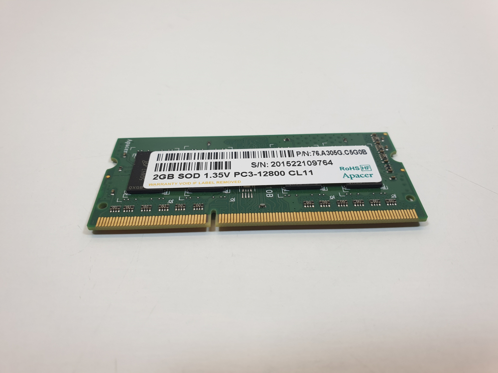 DDR3L 2Gb 1600Mhz So-Dimm Apacer 76.A305G.C5G0B
