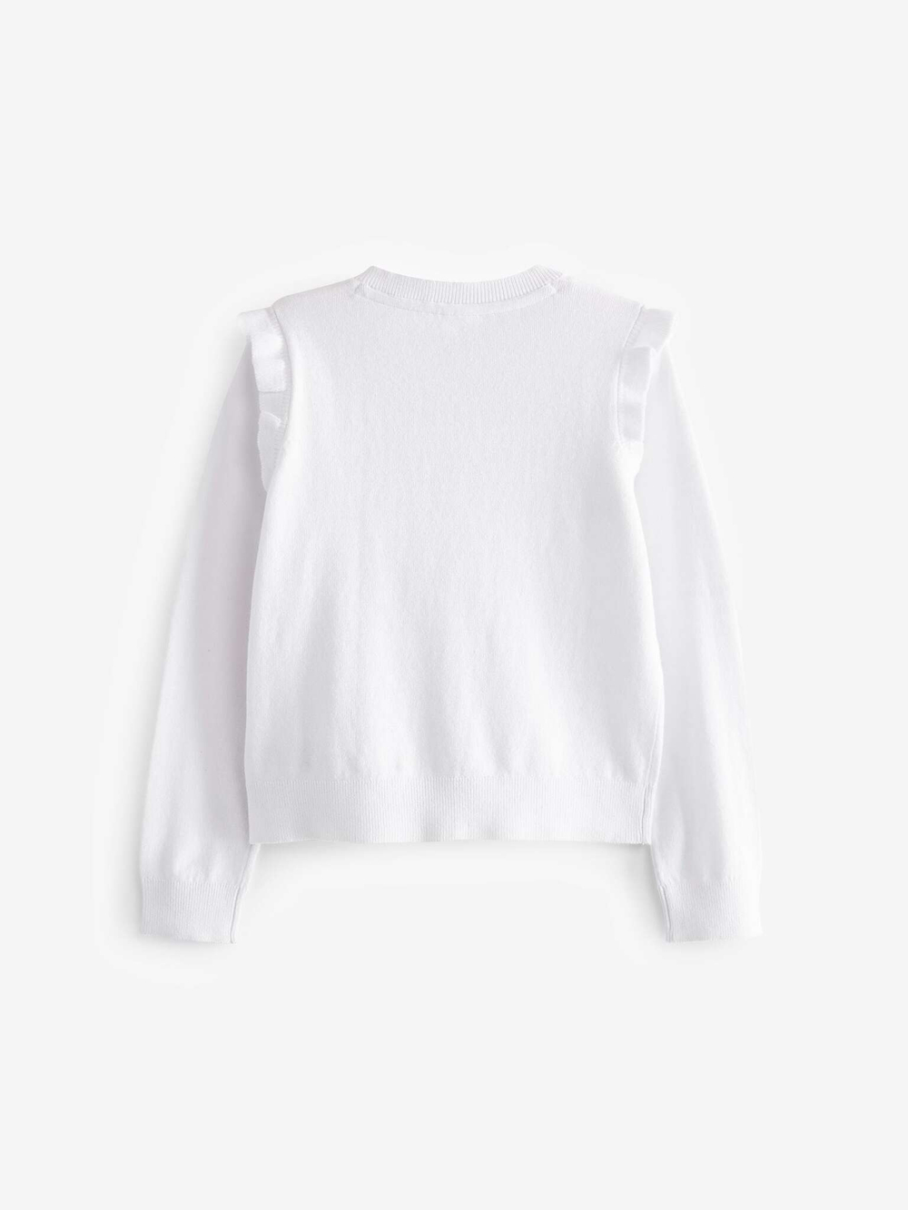 Кардиган школьный для девочки Next C75-780, Белый