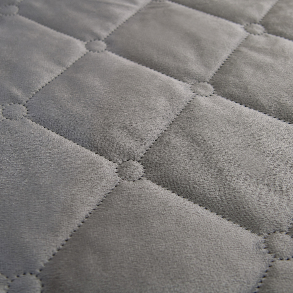 Велюровое покрывало ромб OVF043