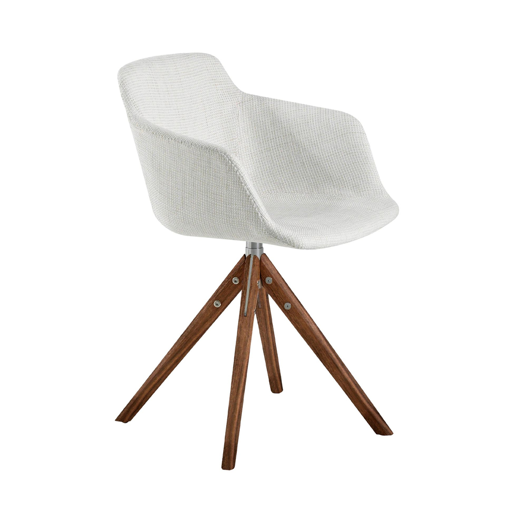 Поворотное офисное кресло Angel Cerda DC S084A /4059 орех