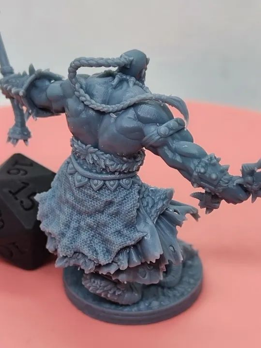 Кротгар Варвар ДнД DnD миниатюры набор Catacombs of Anguish