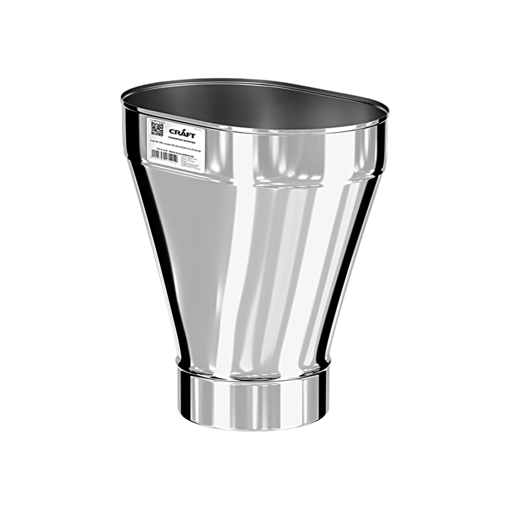 Craft Oval переход с круга (П) на овал (М) 0,33м 120х240 (316/0,5) Ф150