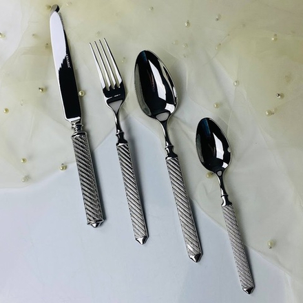 Lenardi 197-031 Набор столовых приборов 24пр. в под.уп.(х8)Металл