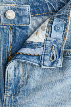 H&M Джинсы Wide Leg, светло-голубой