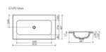 Раковина Ceramica Nova Grace 80 см CN7012wx белый