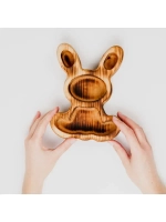 Менажница "Зайчик" из Сибирского кедра