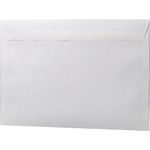 Конверты С4 (229х324 мм), клей, 90 г/м2, КОМПЛЕКТ 250 шт., внутренняя запечатка, 71205, 53855