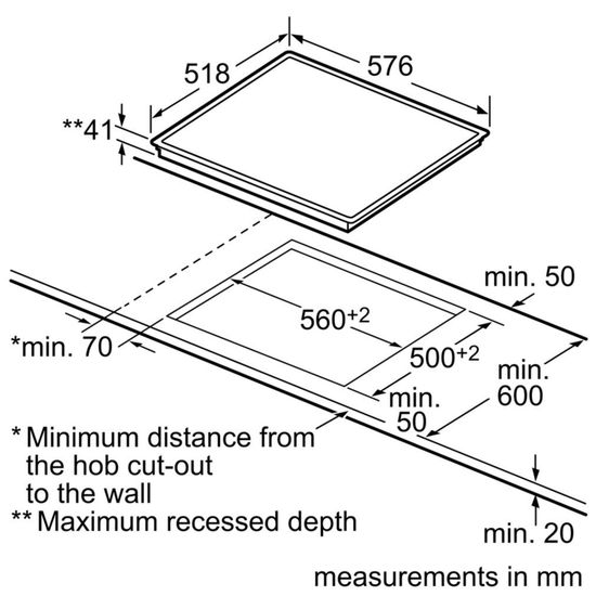 Электрическая варочная панель Bosch NKF645P14