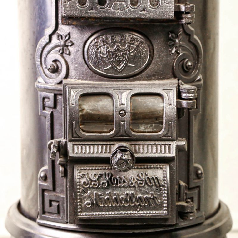 Высокая печь-буржуйка