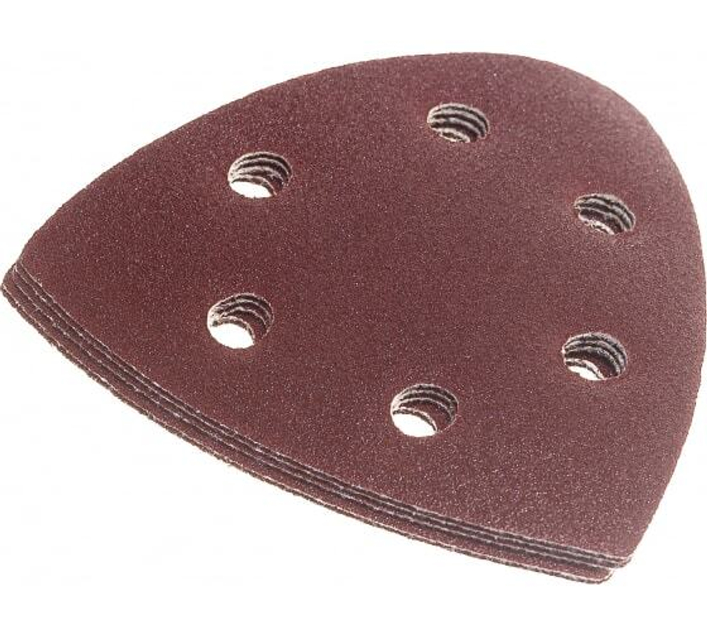 ТРЕУГОЛЬНИК АБРАЗИВНЫЙ MATRIX НА ВОРС/ПЕРФ ПОД ЛИПУЧКУ Р120 93ММ 5ШТ 73862