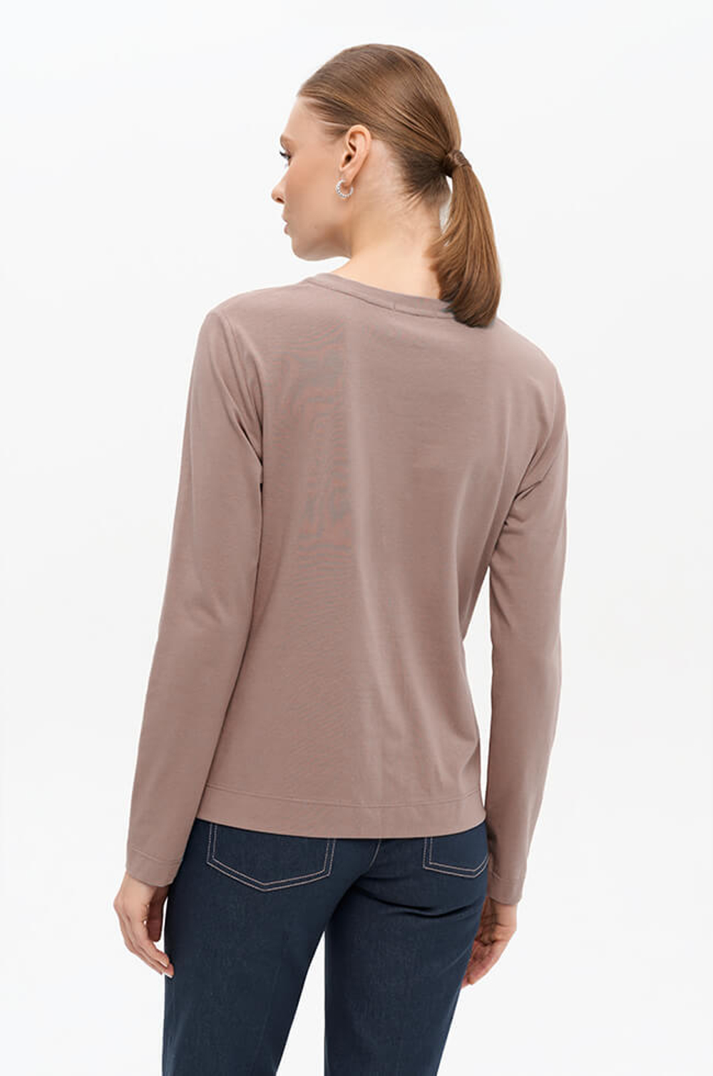 23313 Лонгслив женский (дымчато-розовый)