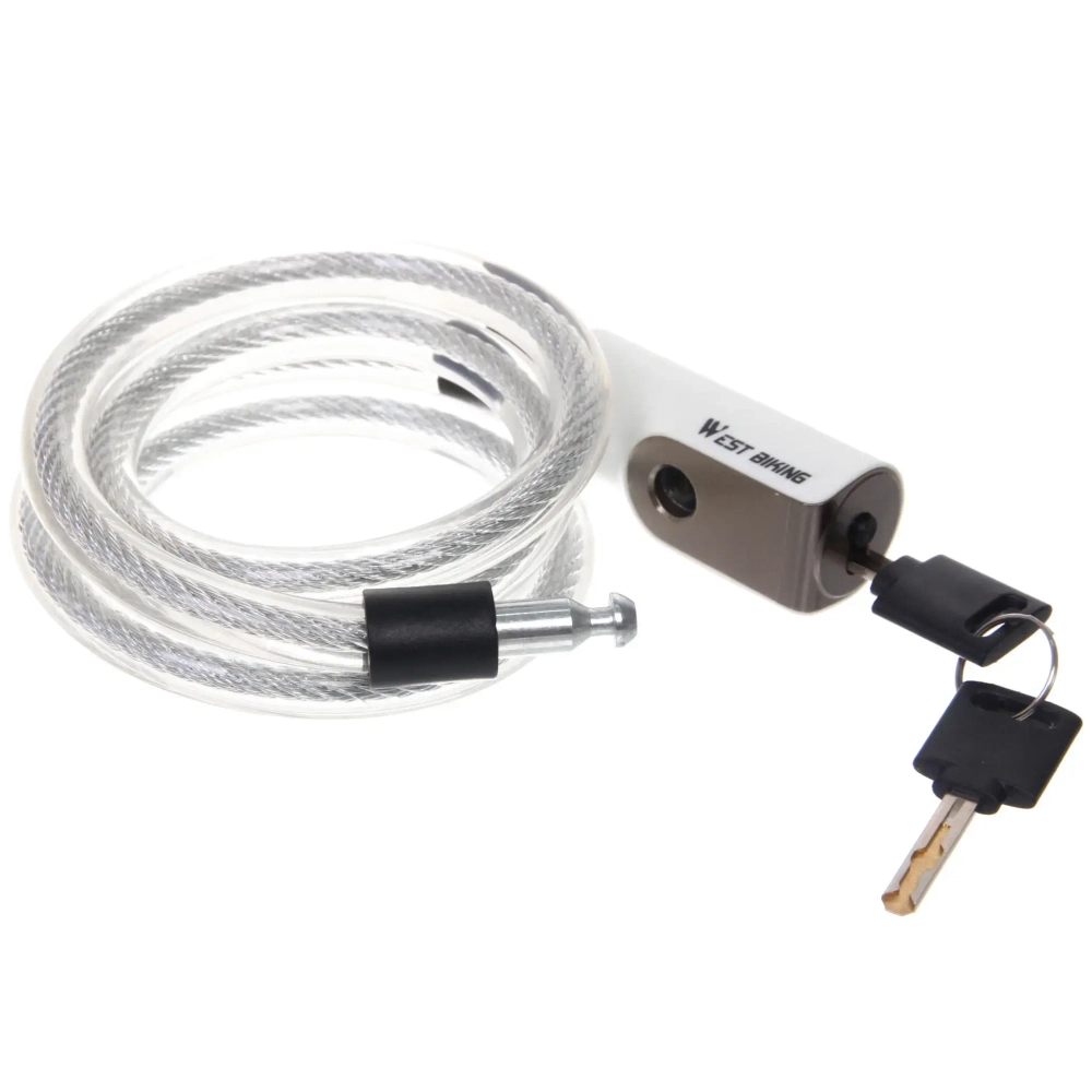 Замок велосипедный тросовый West biking, YP0705102