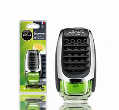 AROMA CAR Ароматизатор воздуха в дефлектор Aroma Car AROMA CAR SUPREME Lemon