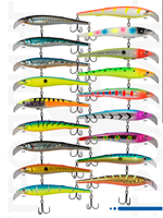 Воблер для троллинга (судак, щука, лосось) LureMax STINKA 110F MDR-230 12 г.,заглубление от 2-3,2м.