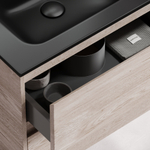 Тумба напольная под раковину Sancos Libra Floor, дуб галифакс натуральный 690х450х840 мм