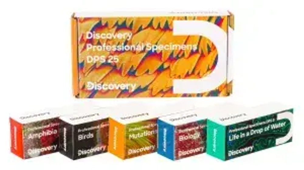 Набор микропрепаратов Levenhuk Discovery Prof DPS 5. «Мутации»
