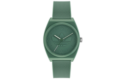 Adidas Originals STREET Wrist Watch Quartz Movement Resin Strap 38mm Green Dial Men"s Watches 50m Water Resistant