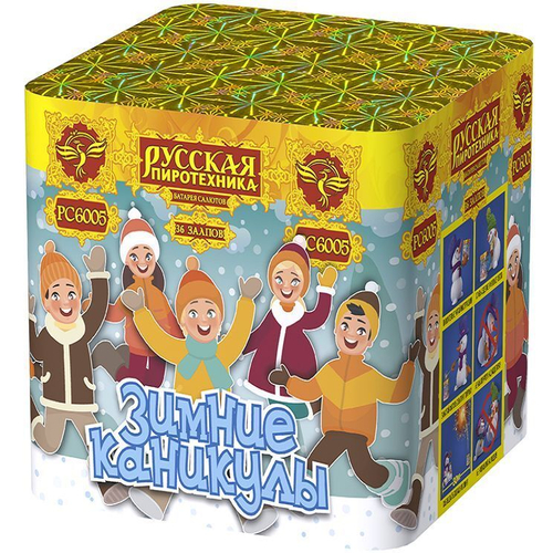 Батарея салютов "Зимние каникулы" (0,6 х 36)