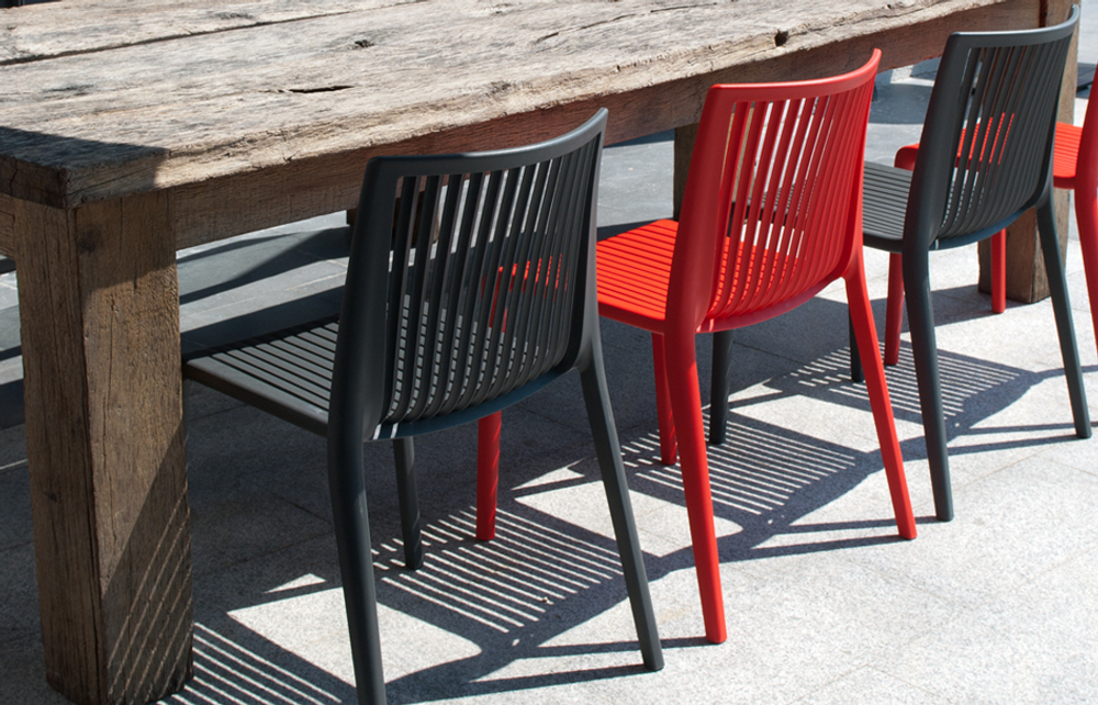 Стул пластиковый Papatya Cool, красный