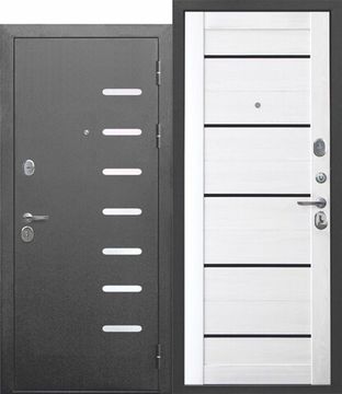 Дверь металлическая 9 см Серебро