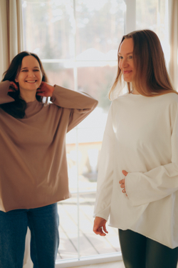 Лонгслив базовый Oversize