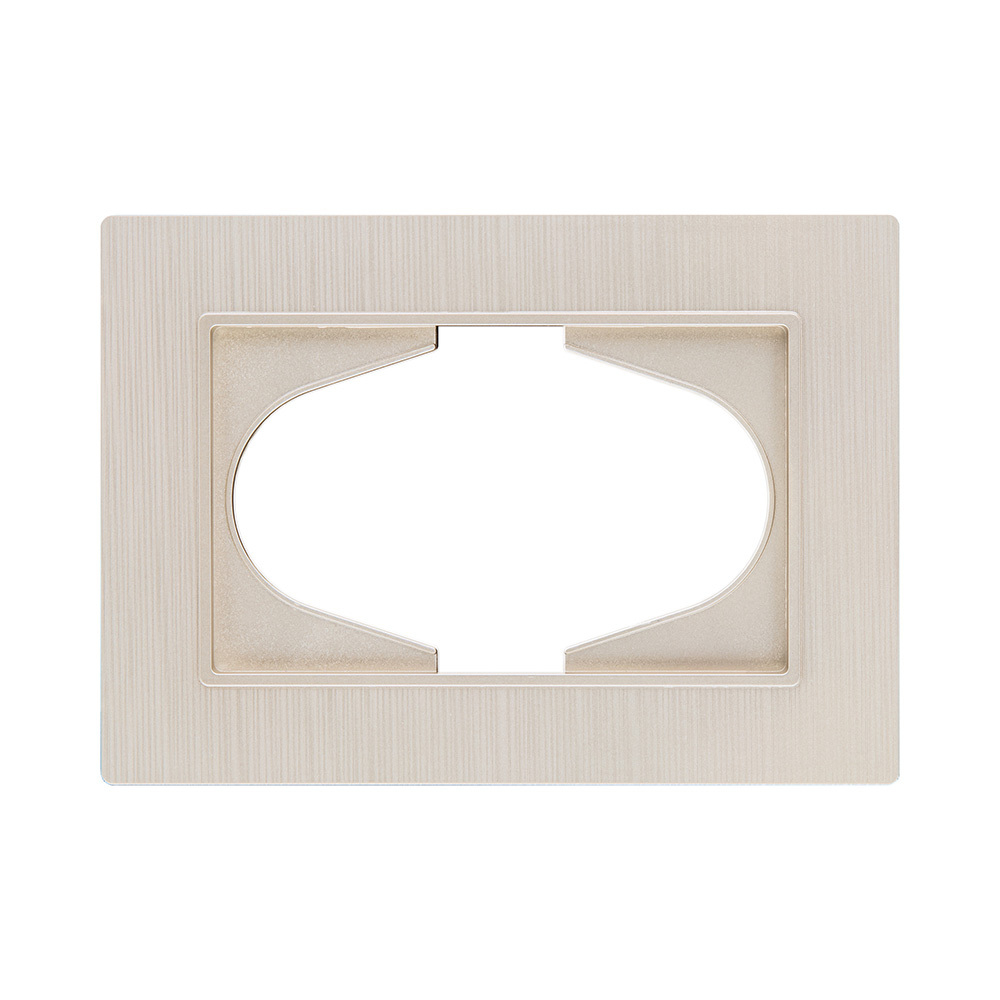 Рамка для двойной розетки, золотой Kollinger Eleganz Plex EP120GD