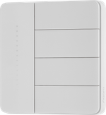 Умный настенный выключатель Z1 Pro (4 клавиши), цвет: белый, модель ZNQBKG45LM_wh
